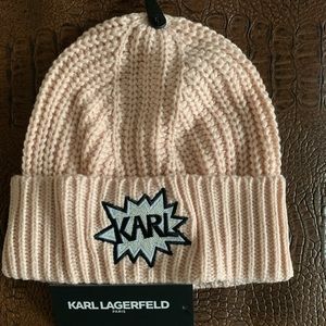 Karl Lagerfeld beanie hat